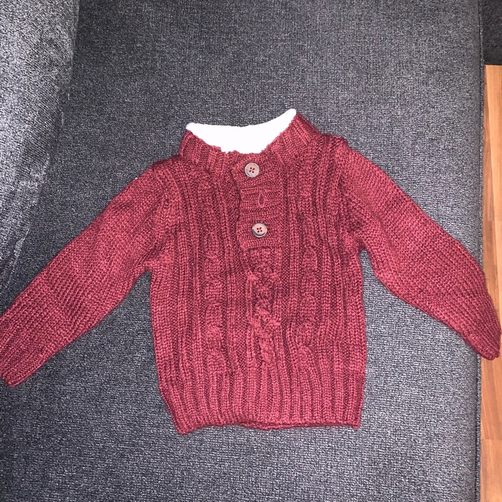 Baby’s Burgundy sweater